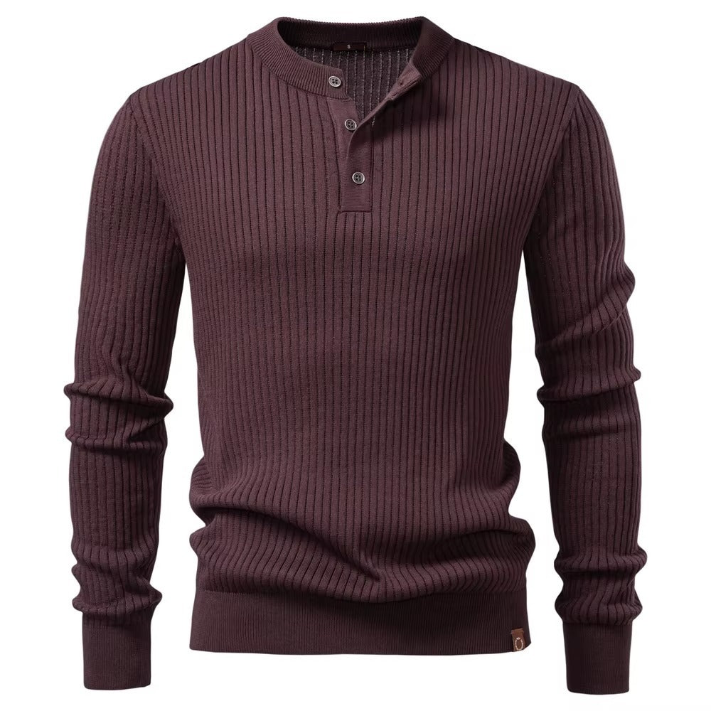 Maglione Coste Finitura Premium