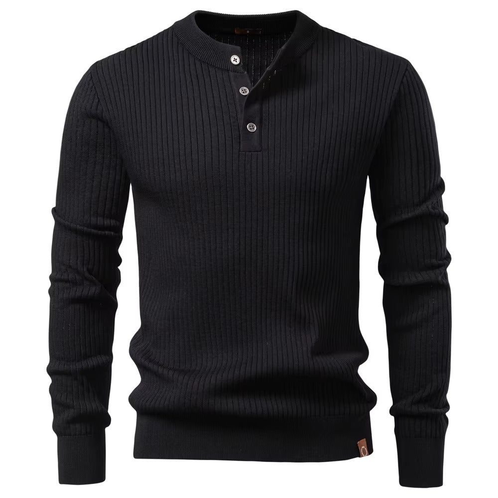 Maglione Coste Finitura Premium